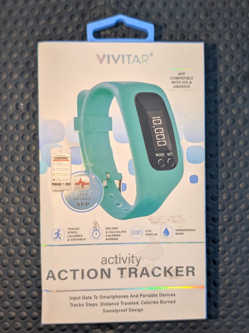 NIB Vivitar Activity Action Tracker Mint Green VIV-IMP-508 New Sealed Deadstock